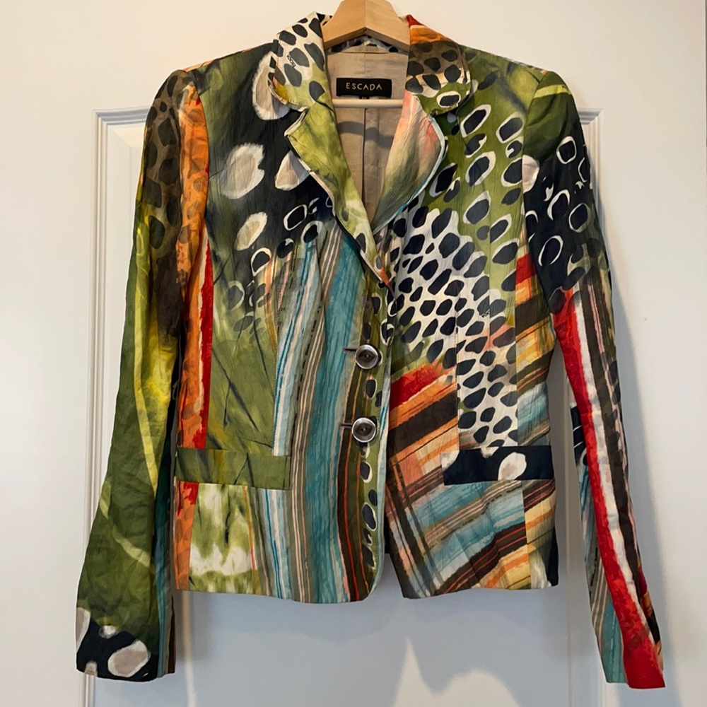 Multicolored Escada Blazer size 40